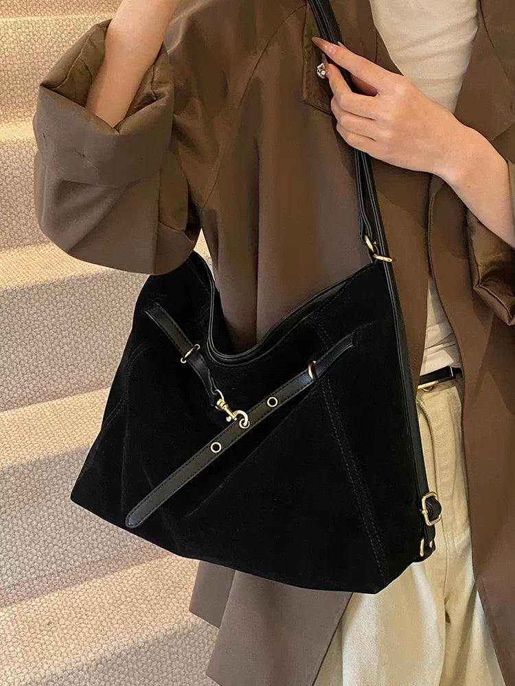Suede bag