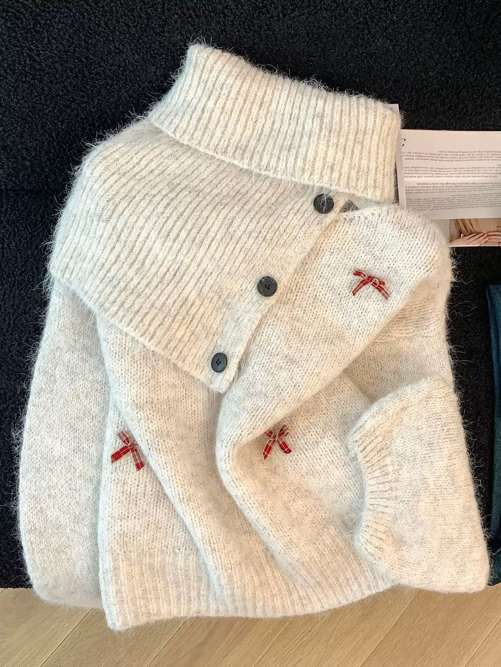 mohair knitted sweater