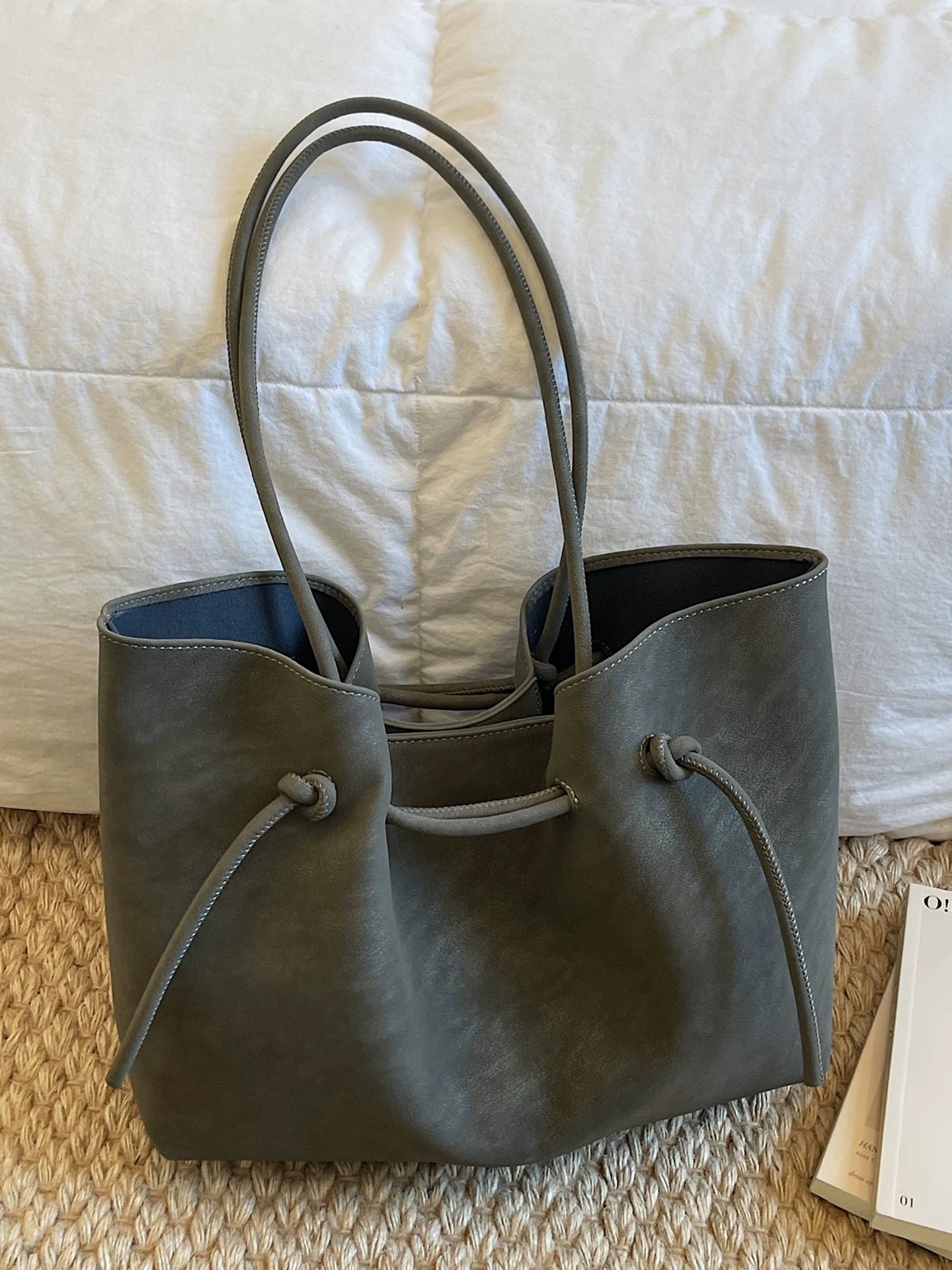 Suede bag