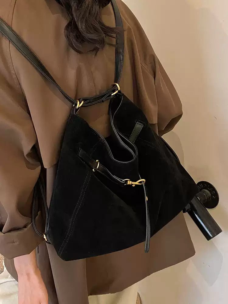 Suede bag