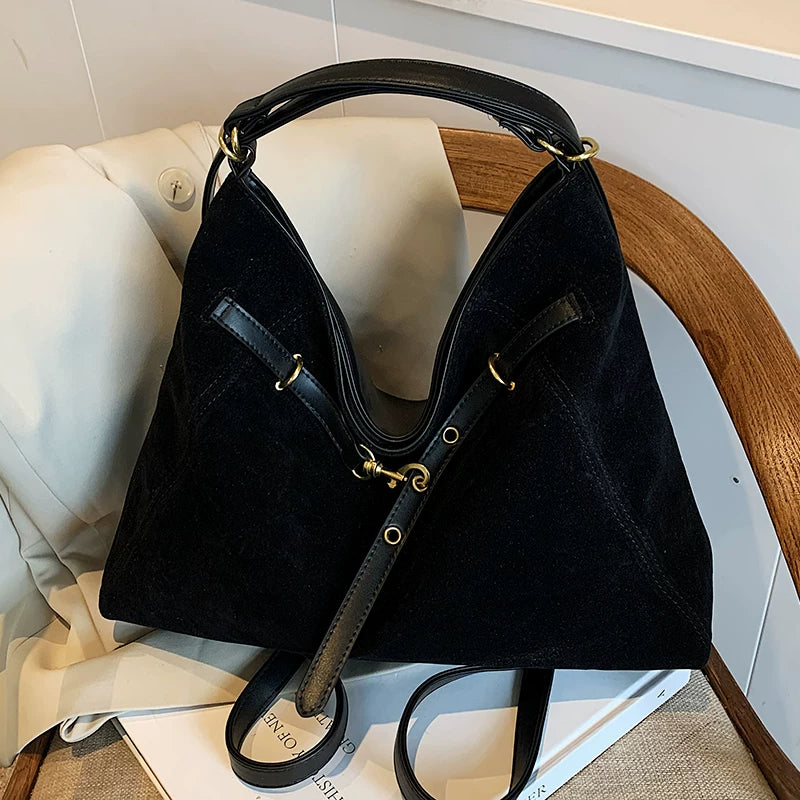 Suede bag