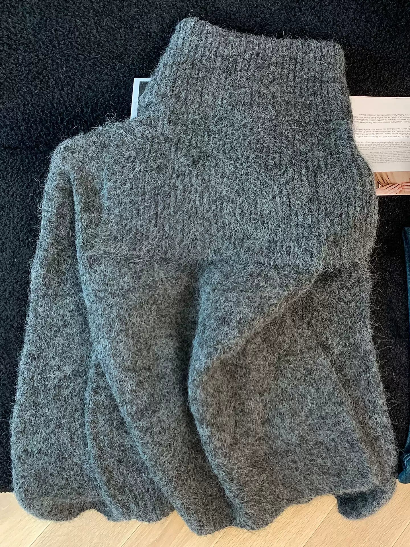 mohair knitted sweater