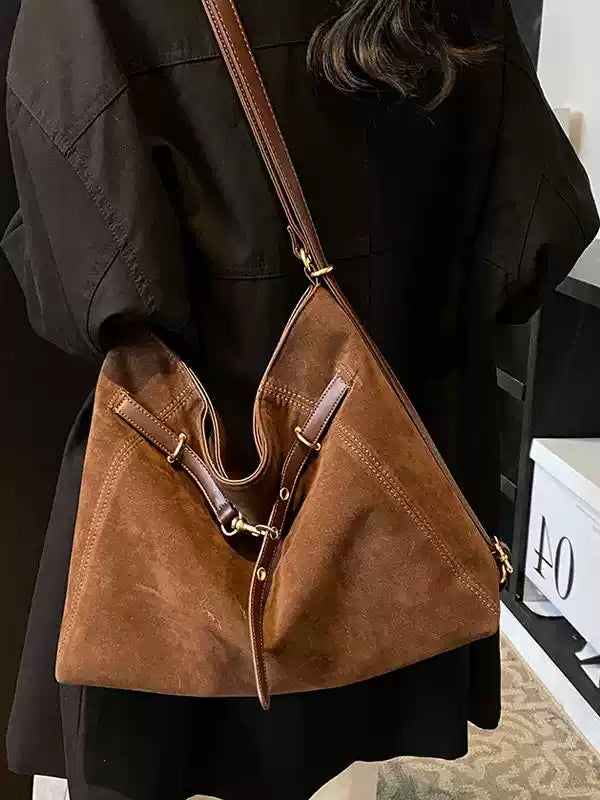 Suede bag